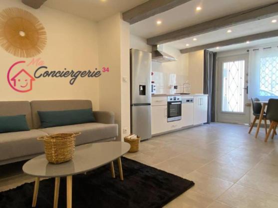 Superbe Appartement Climatise Avec Patio Montpellier Kültér fotó