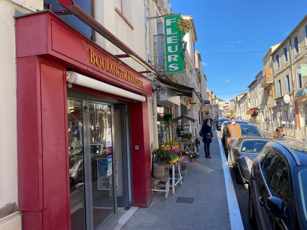 Superbe Appartement Climatise Avec Patio Montpellier Kültér fotó