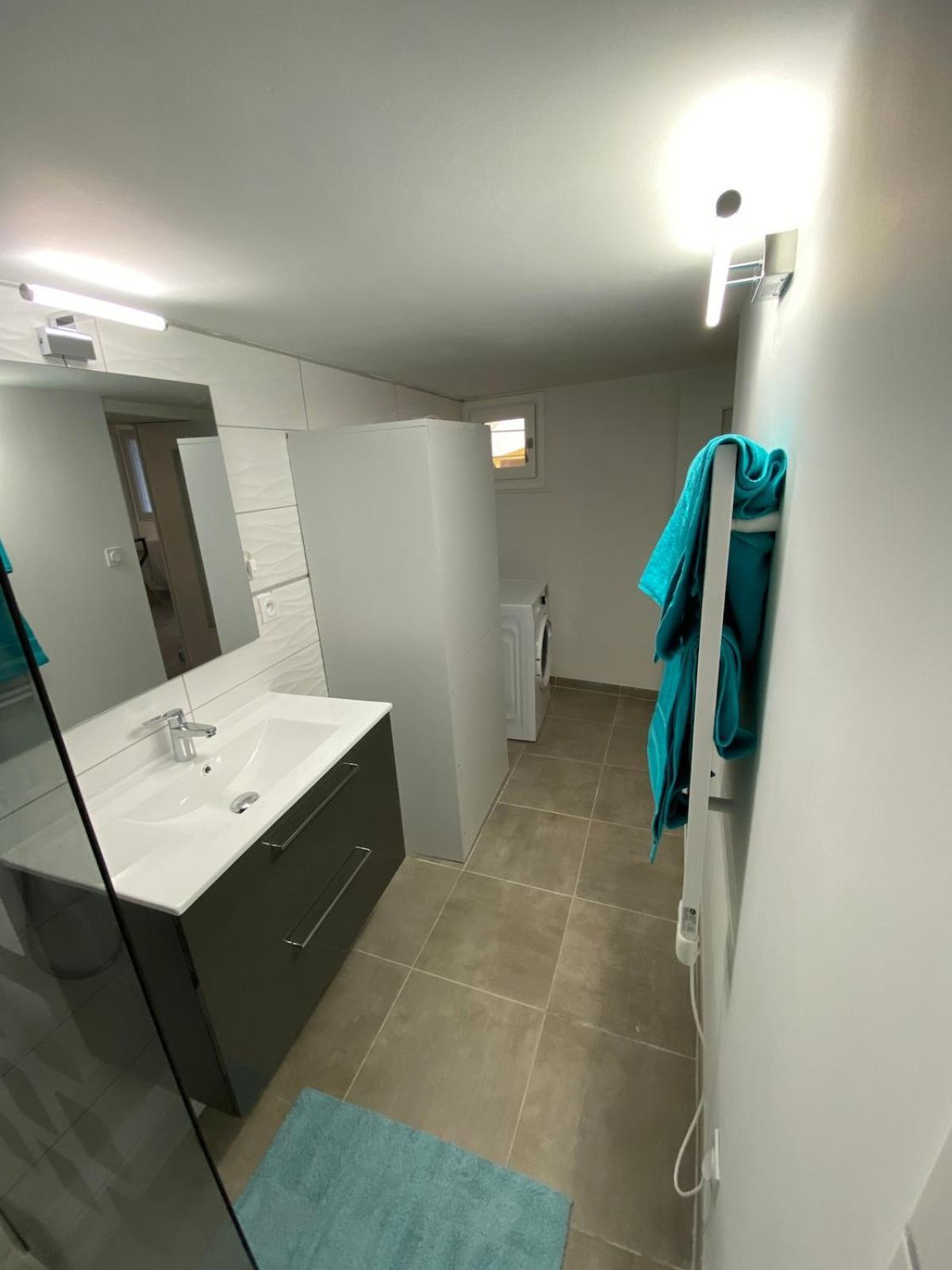 Superbe Appartement Climatise Avec Patio Montpellier Kültér fotó